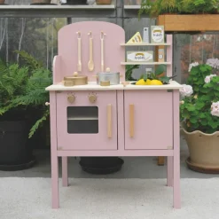 Cuisinière en bois rose