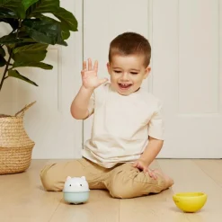 Culbuto et animal à friction chat