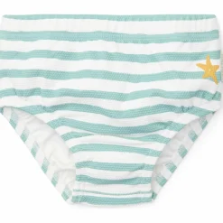 Culotte de bain à volants Stripes Surf Blue (6-12 mois)
