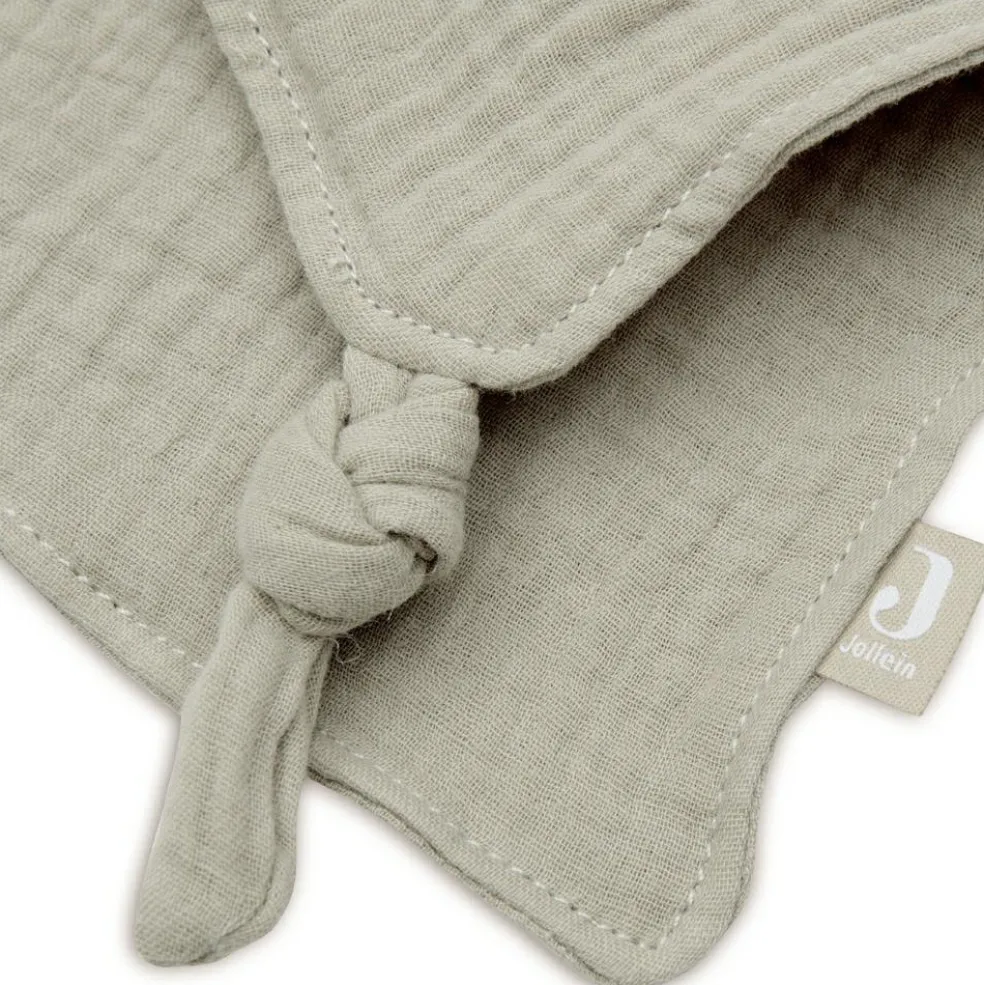 Doudou attache sucette Bunny Ears Olive Green