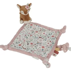 Doudou attache sucette carré faon Fairy Garden