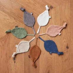Doudou attache sucette feuille Nougat
