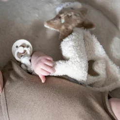 Doudou attache sucette Heaven Clay-Warm Linen