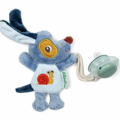 Doudou attache sucette Jules Mini ami de la nuit
