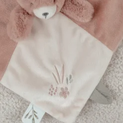 Doudou attache sucette Ours Lily