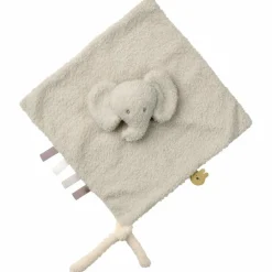 Doudou attache sucette Teddy Eléphant Gris