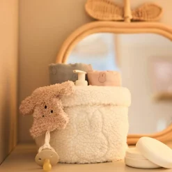 Doudou attache sucette Teddy Bear Wild Rose