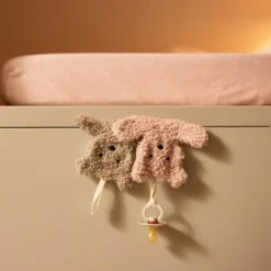 Doudou attache sucette Teddy Bear Olive Green