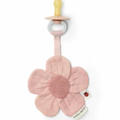 Doudou attache-tétine en gaze de coton Fleur Fairy Garden