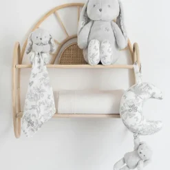 Doudou Augustin le lapin gris