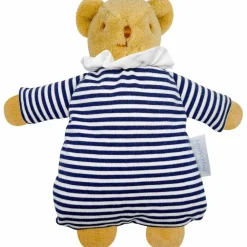 Doudou avec hochet Ours Marinière