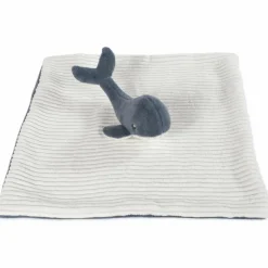 Doudou Baleine Nico (28x28 cm)