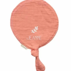 Doudou ballon Rose (personnalisable)