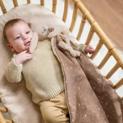Doudou couverture Lapidou phosphorescent Sable