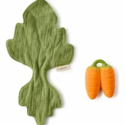 Doudou de dentition 2 en 1 Cathy la carotte