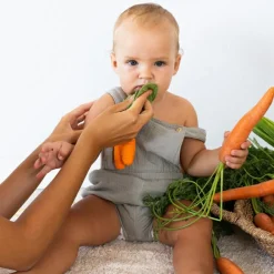 Doudou de dentition 2 en 1 Cathy la carotte