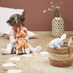 Doudou marionnette renard Paprika Les amis