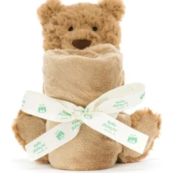 Doudou plat Bartholomew l'ours (34 cm)