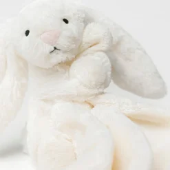 Doudou plat Bashful Lapin Cream (34 cm)