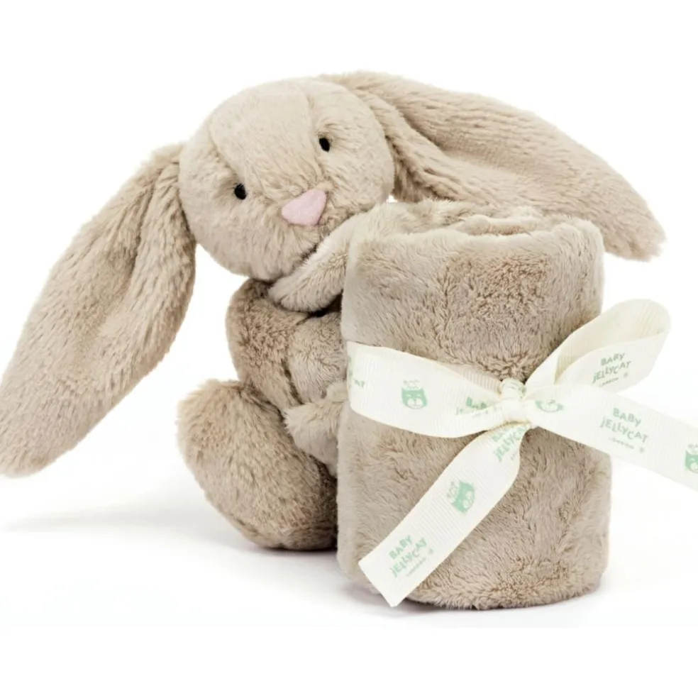Doudou plat Bashful Lapin Beige (34 cm)