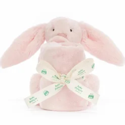 Doudou plat Bashful Lapin Rose