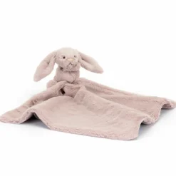 Doudou plat Bashful Luxe Lapin Rose