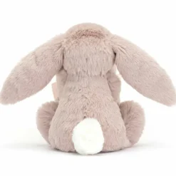 Doudou plat Bashful Luxe Lapin Rose