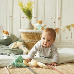 Doudou plat lapin Justin Les Fripons