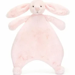 Doudou plat Lapin Rose