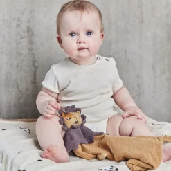 Doudou plat Lobo le lion