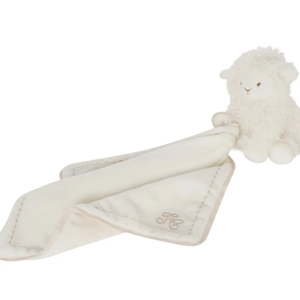 Doudou plat mouton écru (25 x 25 cm)