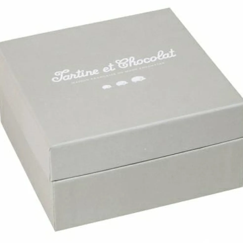 Doudou plat mouton écru (25 x 25 cm)