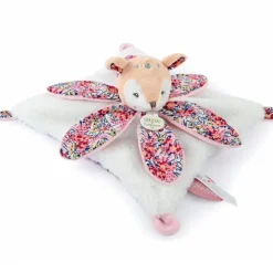 Doudou plat pétale Faon Boh'aime (27 cm)