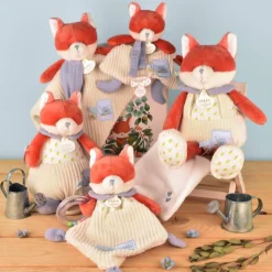 Doudou plat Romarin Le Renard (27 cm)