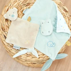 Doudou plat Roméo le croco