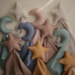 Doudou plat étoile Fall yellow