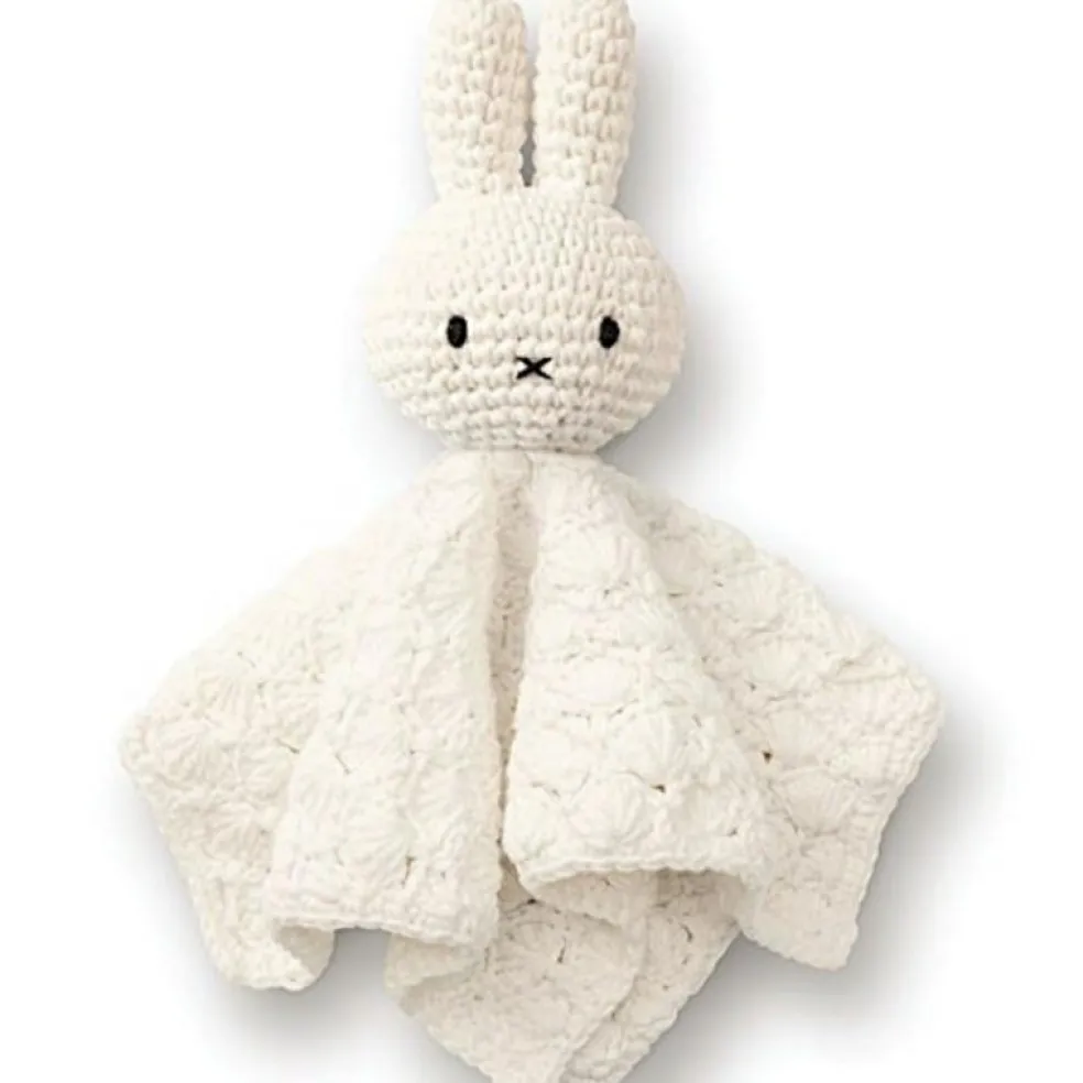 Doudou plat vintage Miffy blanc