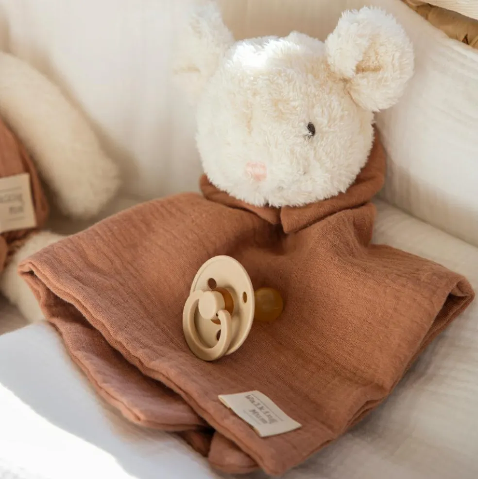 Doudou Souris Poppy Cannelle