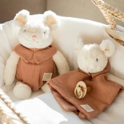 Doudou Souris Poppy Cannelle