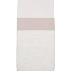 Drap de berceau en coton Slub Nougat (75 x 100 cm)