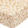 Drap housse bebé en double gaze de coton Wabi-Sabi (70 x 140 cm) Golden Brown Sakura