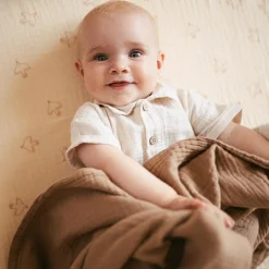 Drap housse Brown Hoshi Wabi-Sabi (70x140 cm)