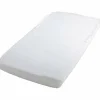 Drap housse Calm Blanc avec volant (60 x 120 cm)