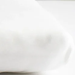 Drap housse de berceau en coton bio blanc (40 x 80 cm)