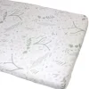 Drap housse en coton bio Yukari Tilleul (70 x 140 cm)