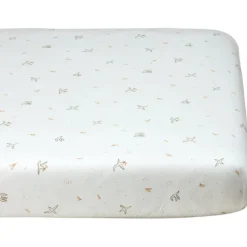 Drap housse en coton bio L'Envolée (60 x 120 cm)