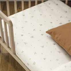 Drap housse en coton bio L'Envolée (70 x 140 cm)