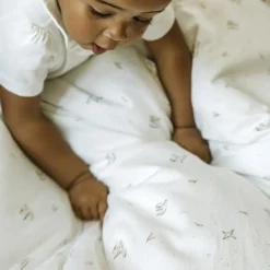 Drap housse en coton bio L'Envolée (70 x 140 cm)