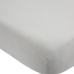 Drap housse en coton Gris (70 x 140 cm)