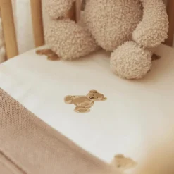 Drap housse en coton ours Teddy Bear (60 x 120 cm)